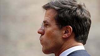 Netherlands' Prime Minister Mark Rutte at the Binnenhof, seat of Dutch government in The Hague, 27 October 2011