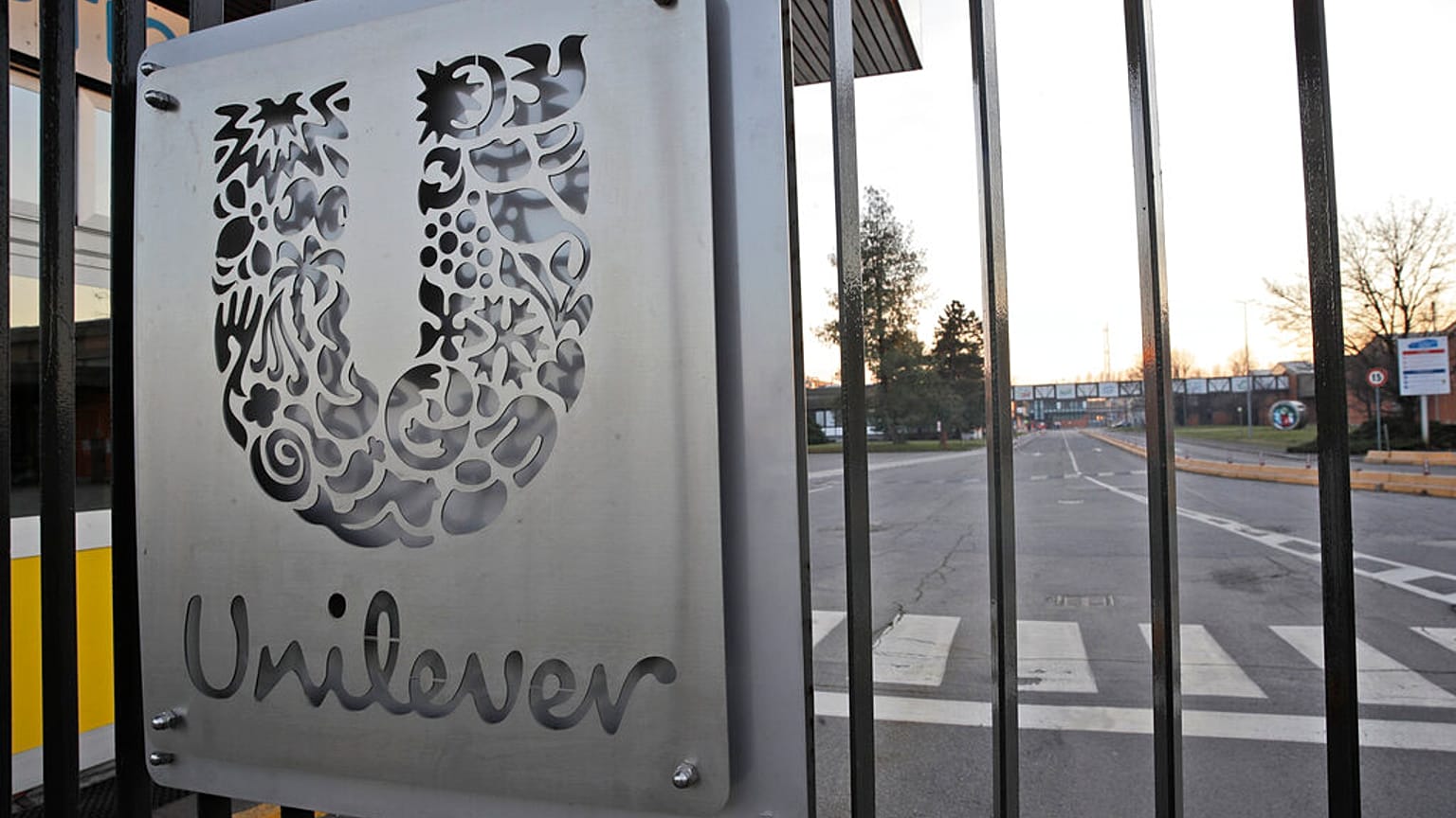 A view of the Unilever factory in Casalpusterlengo, near Lodi in Northern Italy. Feb. 21, 2020. 