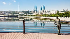 Boulevard am Meer, Baku, Aserbaidschan