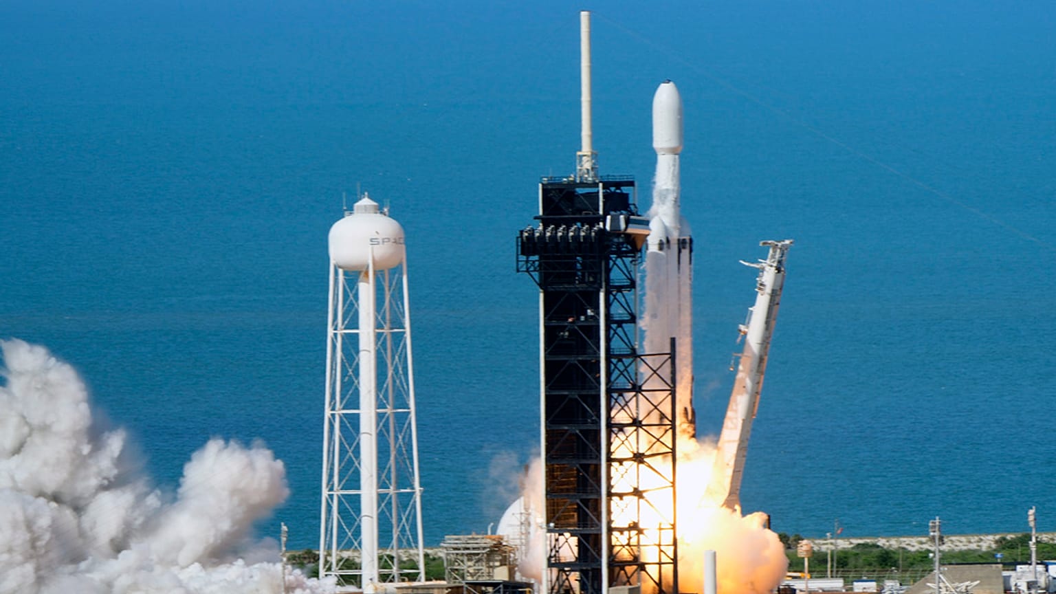 SPACEX fellövés - korábbi felvétel