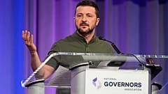 Ο Β. Ζελένσκι μίλησε στην θερινή συνάντηση της Εθνικής Ένωσης Κυβερνητών στο Σολτ Λέικ Σίτι των Ηνωμένων Πολιτειών