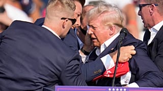 Дональд Трамп на предвыборном митинге