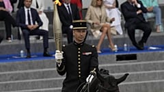 Bastille Günü kutlamaları, Paris, 14 Temmuz 2024.