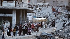 Gaza under Israeli attacks  