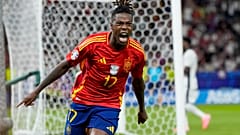 Nico Williams erzielte das erste Tor für Spanien in Berlin im Finale der EM 