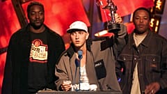 2000 MTV Müzik Ödülleri'nde Eminem Yılın En iyi Rap Müzik Klibi ödülünü alıyor. (Fotoğraf: Getty Images)