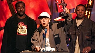 2000 MTV Müzik Ödülleri'nde Eminem Yılın En iyi Rap Müzik Klibi ödülünü alıyor. (Fotoğraf: Getty Images)