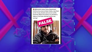 En la foto no aparece el tirador de Trump