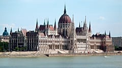 A magyar parlament épülete Budapesten