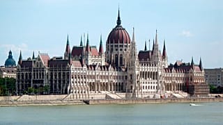 A magyar parlament épülete Budapesten
