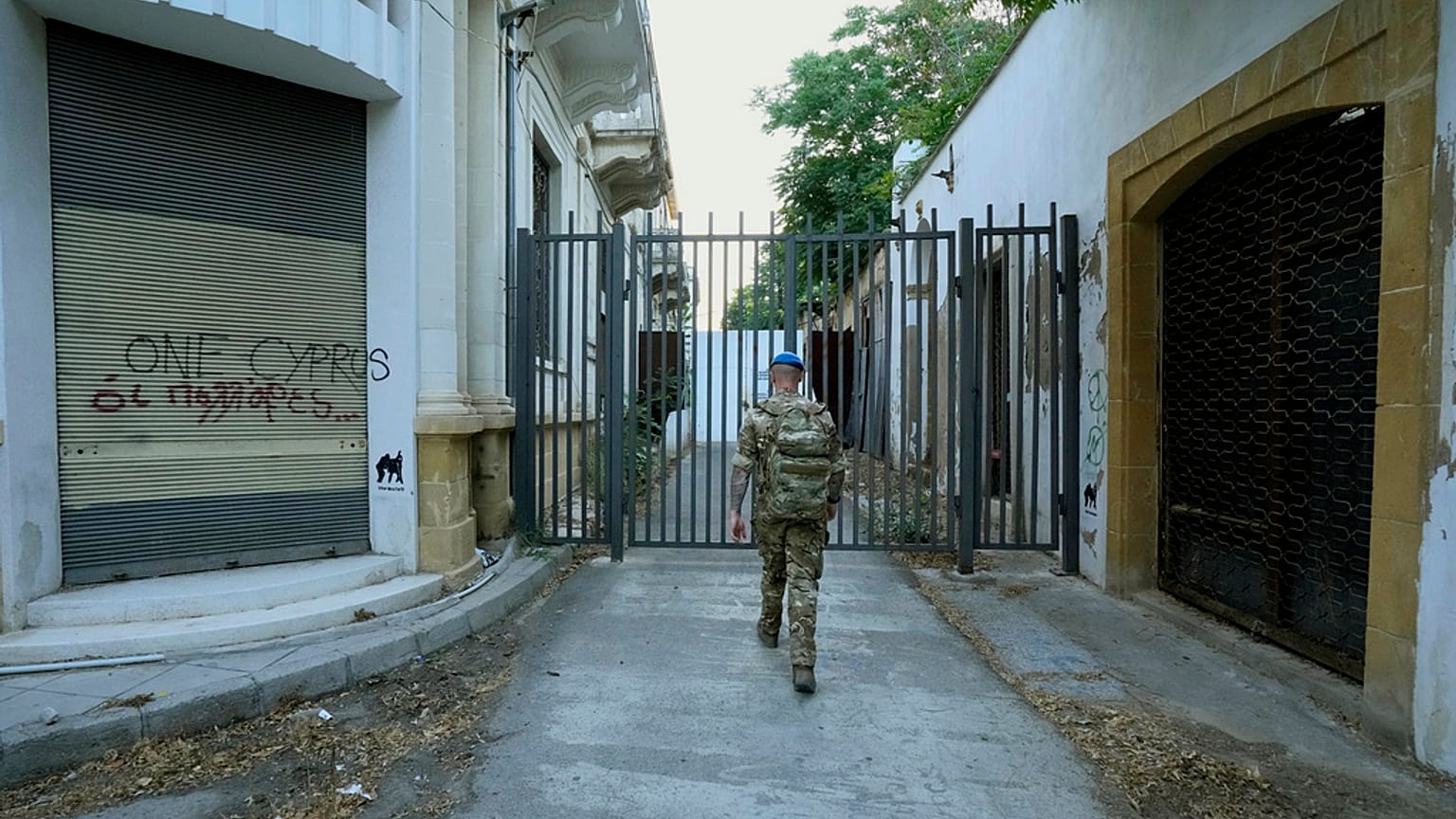 Agente dell'Onu nella zona cuscinetto a Cipro