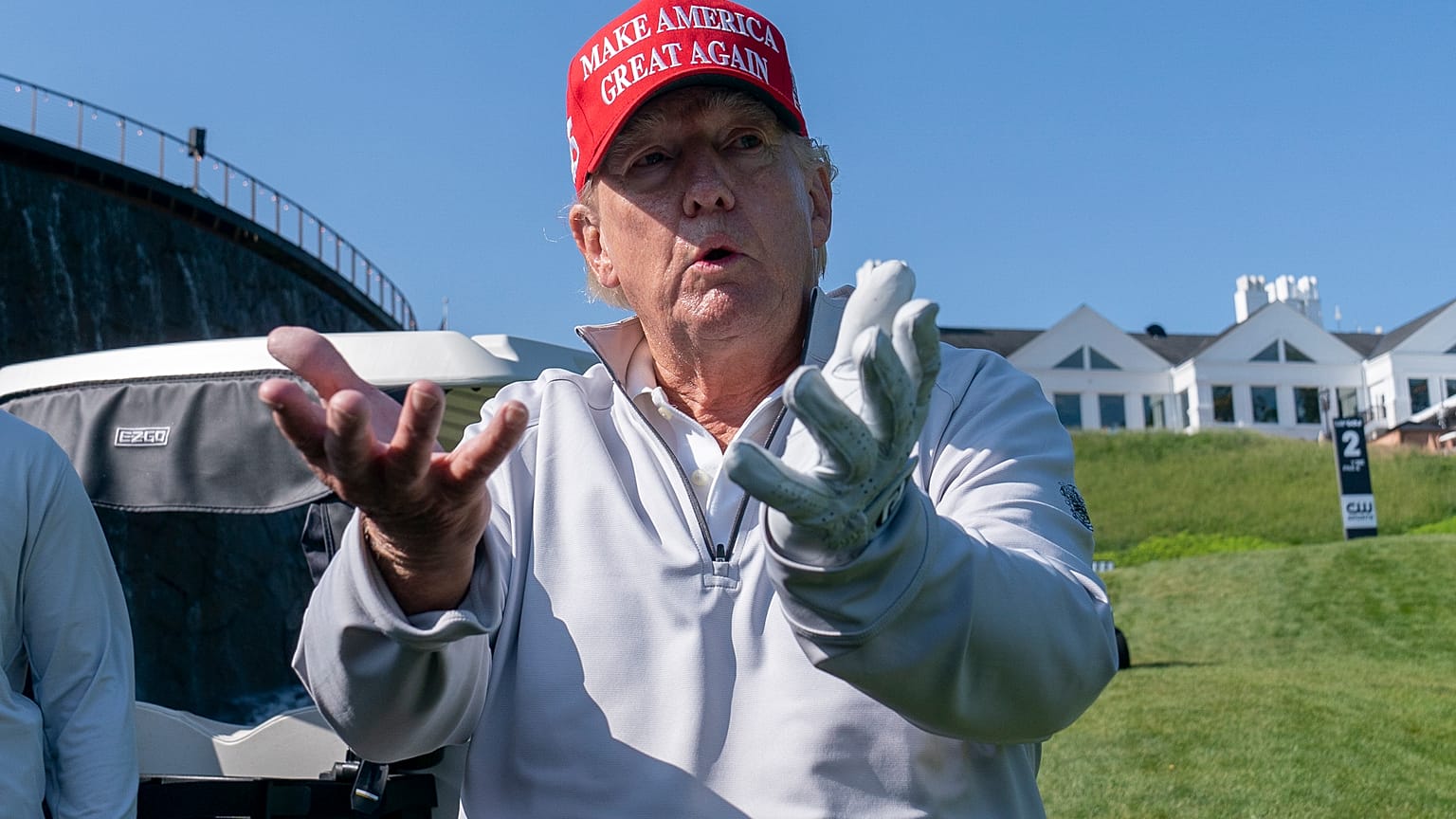 Trump a floridai golf-központban