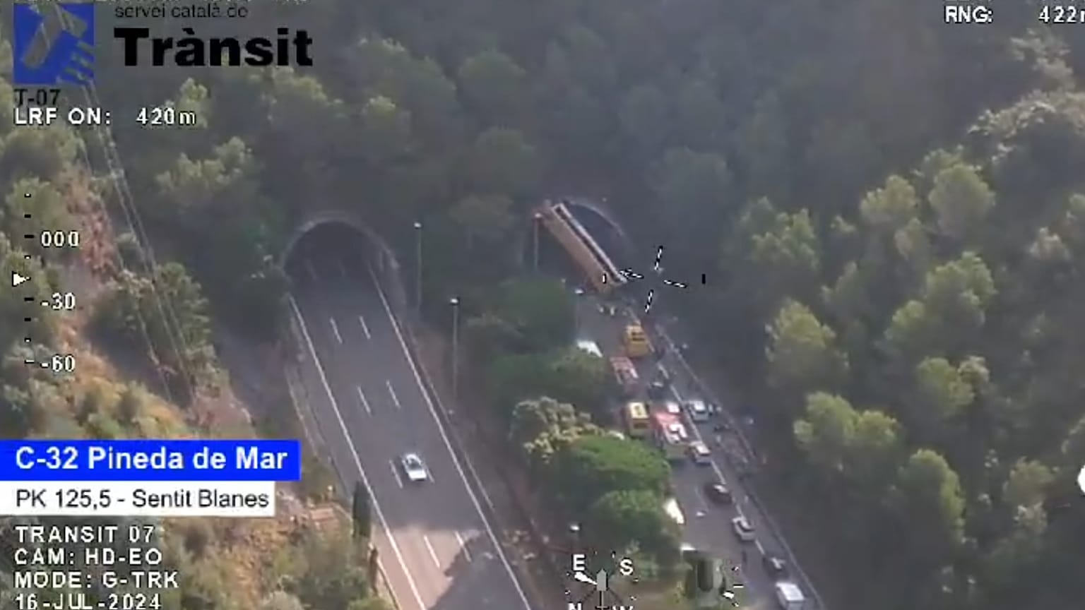 Captura de pantalla de un vídeo publicado por Transit Catalunya.