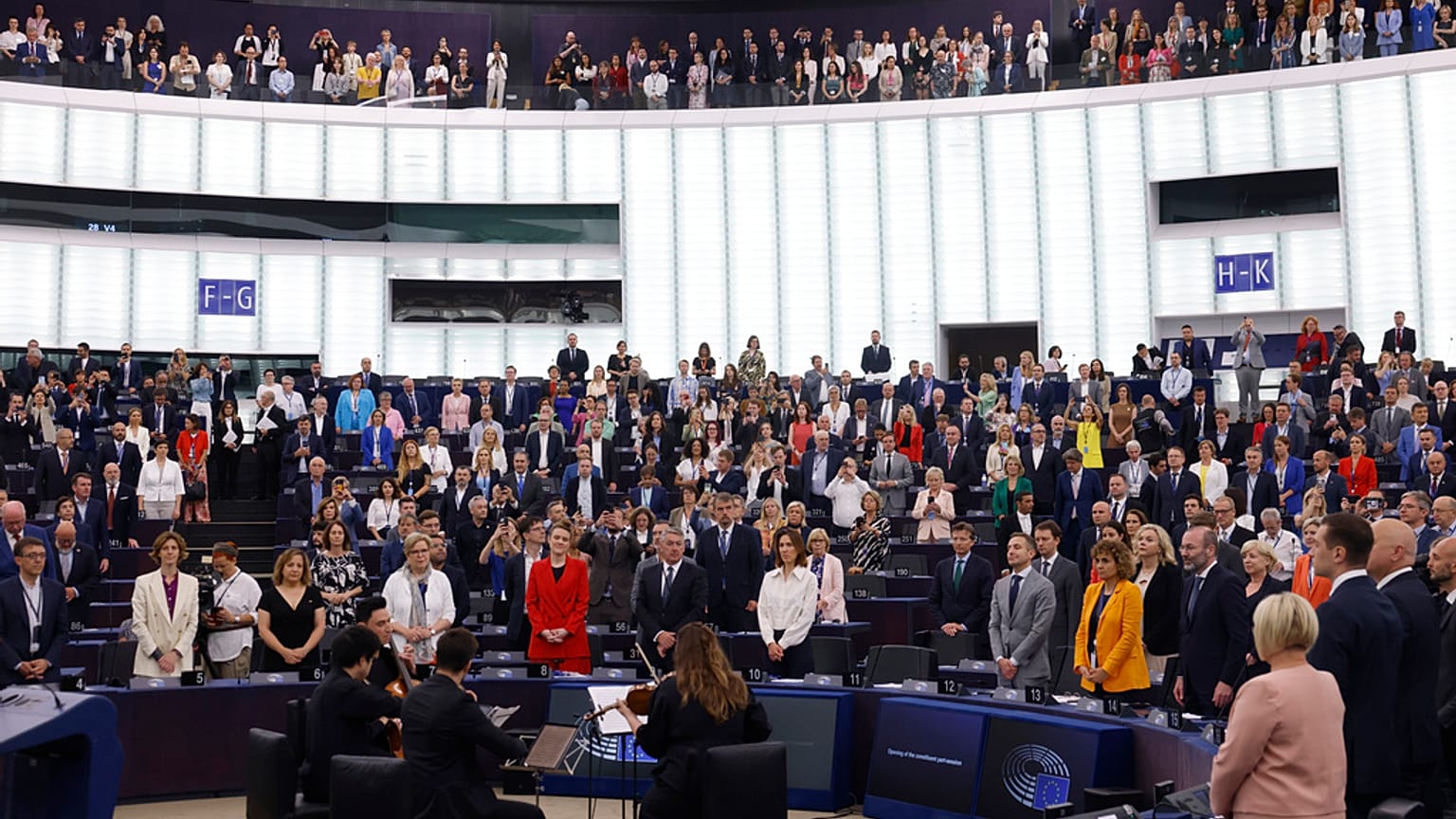 Az Európai Parlament alakuló ülése 2024. július 16-án, Strasbourgban