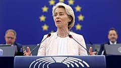 Avrupa Komisyonu Başkanı Ursula von der Leyen Avrupa Parlamentosu Genel Kurulu'nda konuşuyor, Strasbourg, 18 Temmuz 2024.