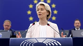 Avrupa Komisyonu Başkanı Ursula von der Leyen Avrupa Parlamentosu Genel Kurulu'nda konuşuyor, Strasbourg, 18 Temmuz 2024.