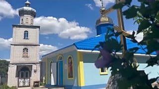 Újjáépített templom Zaporizzsjában
