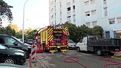 Rettungseinsatz nach mutmaßlichem Brandanschlag in Nizza