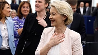 Avrupa Komisyonu Başkanı Ursula von der Leyen, Strazburg, 18 Temmuz 2024. 
