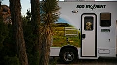 Αυτοκινούμενο τροχόσπιτο (RV) στις ΗΠΑ - Φωτογραφία αρχείου