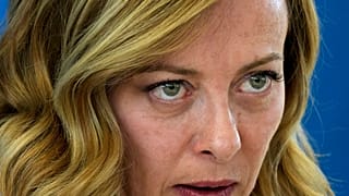 La presidente del Consiglio italiana Giorgia Meloni 