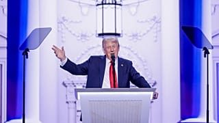 Trump beszédet mond a republikánusok elnökjelölő országos gyűlésén