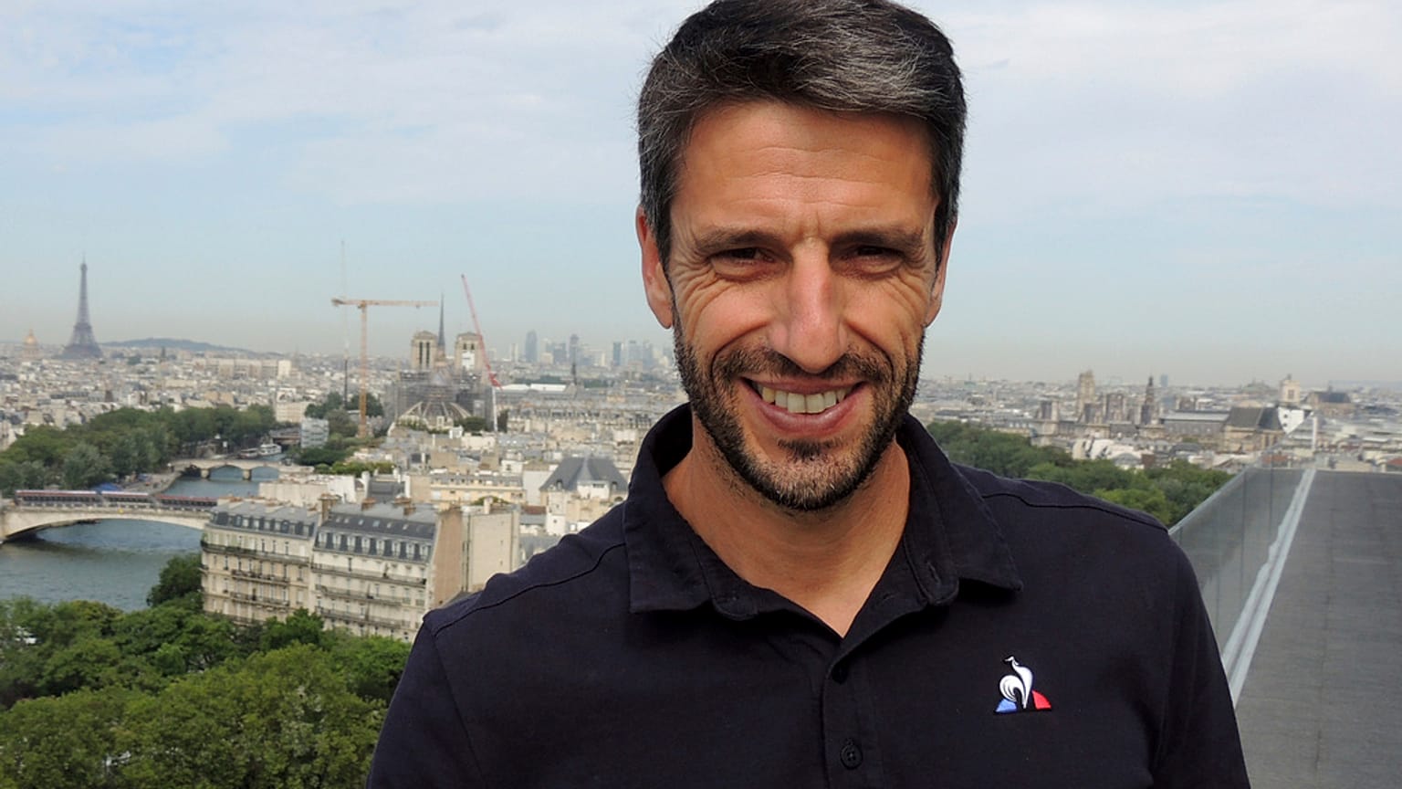 Presidente del Comité Organizador de los Juegos Olímpicos de París, Tony Estanguet.