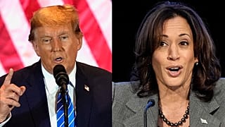 Donald Trump ve Kamala Harris