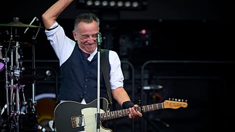 Bruce Springsteen is officially a billionaire - Pictured: Springsteen and The E Street Band during their 2024 World Tour at Dyrskuepladsen in Odense, Denmark - 9 July 2024.