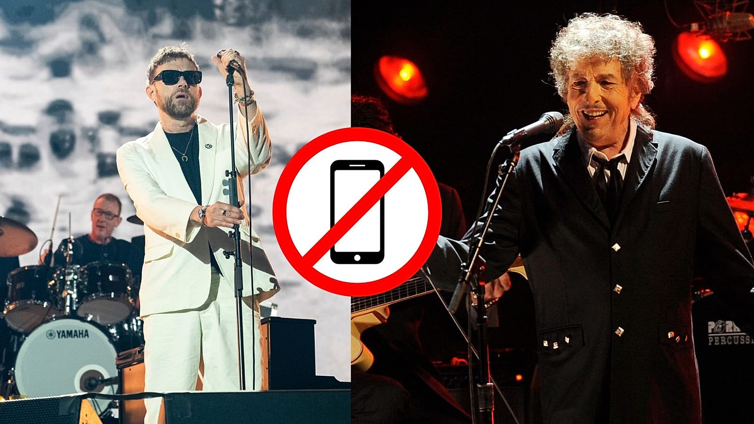 Damon Albarn vs Bob Dylan: Should phones be banned at gigs?  