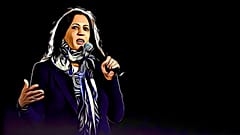 Kamala Harris egy Las Vegas-i kampányrendezvényen, 2019-ben