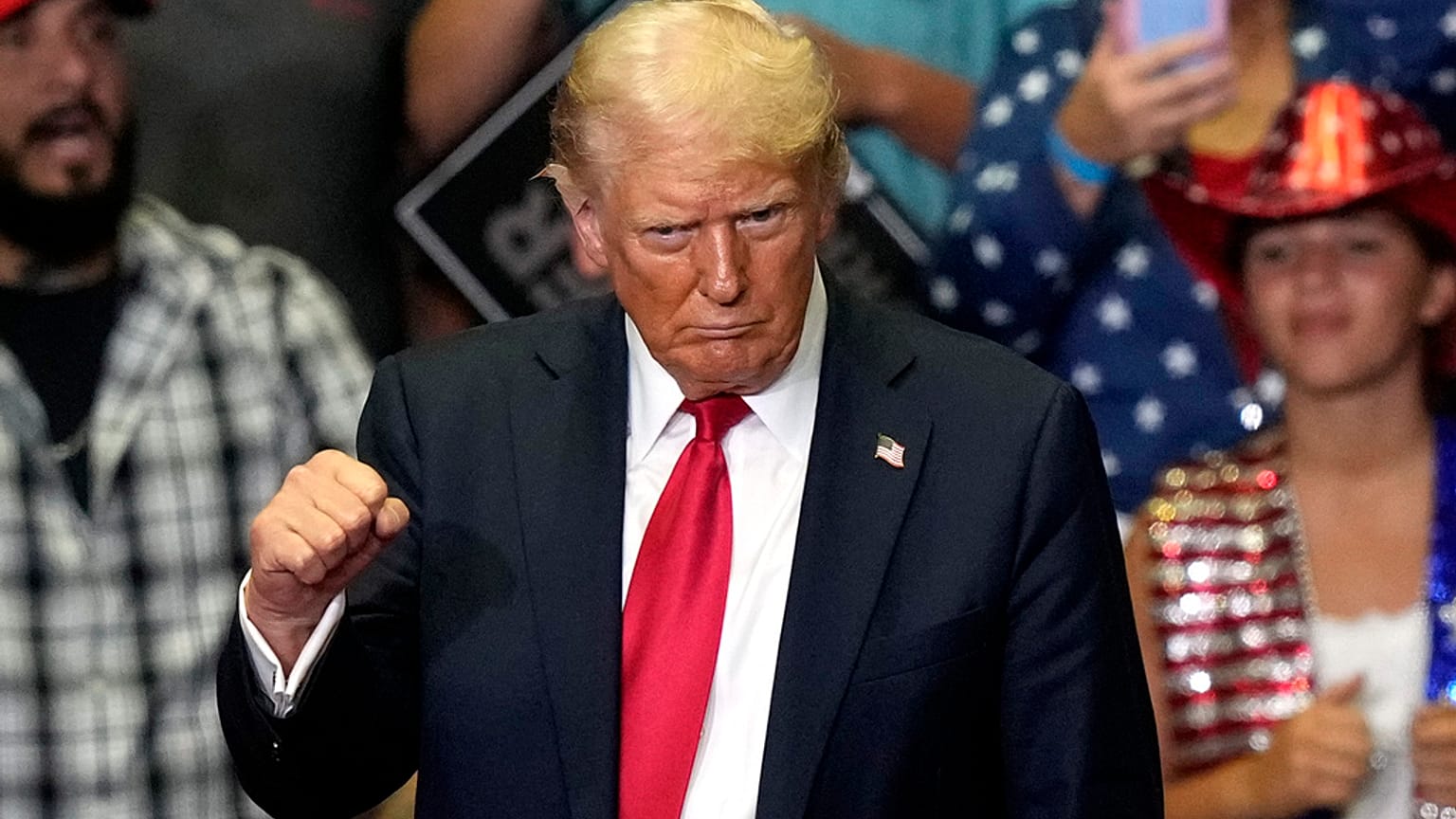 Eski ABD başkanı ve Cumhuriyetçilerin başkan adayı Donald Trump, Michigan, 20 Temmuz 2024.