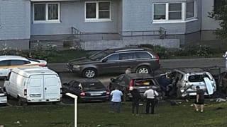 صورة متداولة لحادث التفجير
