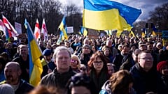 Protesta pro-ucraniana.