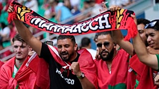 Болельщики Марокко на матче с Аргентиной