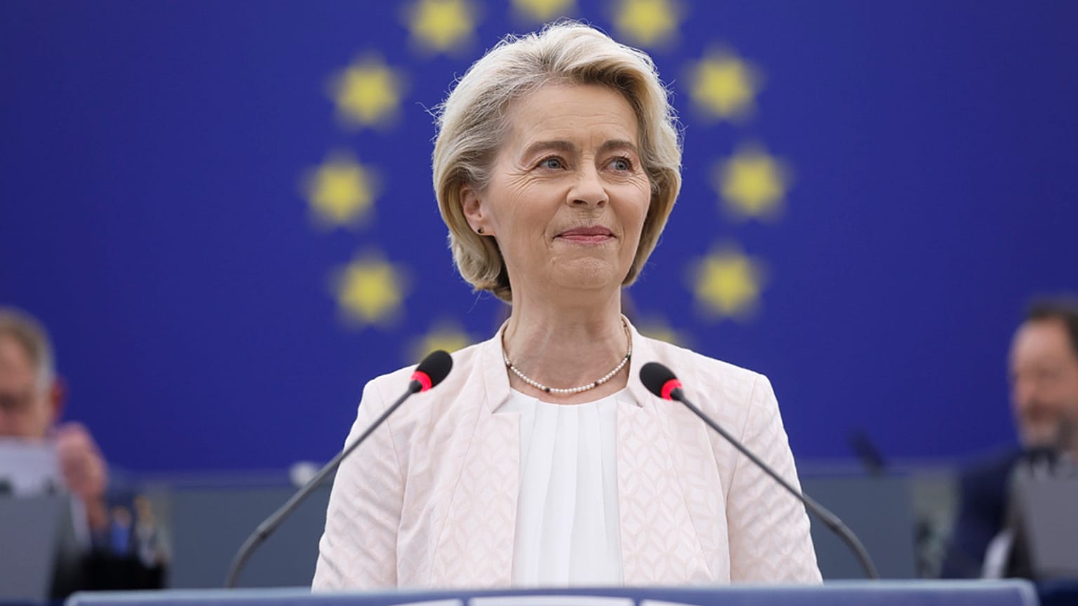 Avrupa Komisyonu Başkanı Ursula von der Leyen, Strazburg, 18 Temmuz 2024. 