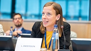 MEP Li Andersson (The Left/Finland), chair of the employment and social affairs committee