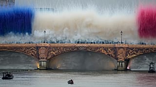 La cérémonie d'ouverture de Jeux olympiques à Paris.