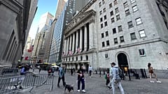 La bourse de New York le mercredi 12 juin 2024 à New York. Les marchés américains sont en légère hausse avant la décision de la Réserve fédérale sur les taux d'intérêt.
