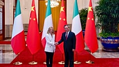 Chinesisch-italienisches Spitzentreffen in Peking
