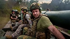 Ukrán katonák Donyeckben