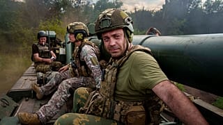 Ukrán katonák Donyeckben