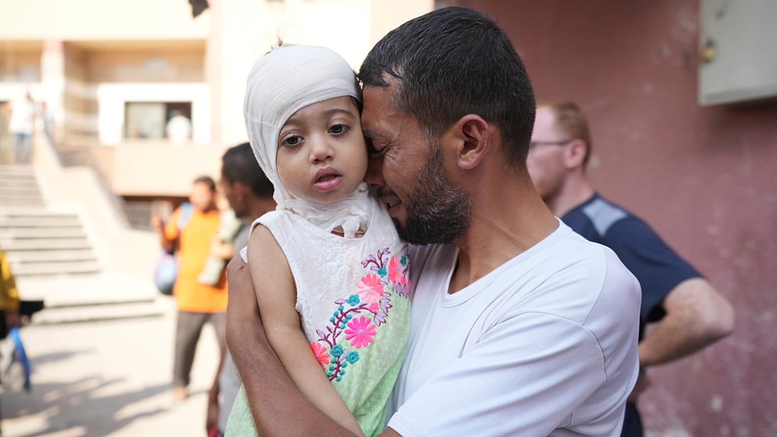 Criança na Faixa de Gaza