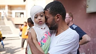 Criança na Faixa de Gaza