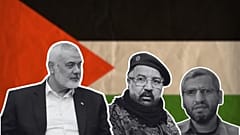  رئيس المكتب السياسي لحركة حماس إسماعيل والقائد الكبير في حزب الله فؤاد شكر والقائد العام لكتائب القسام محمد الضيف