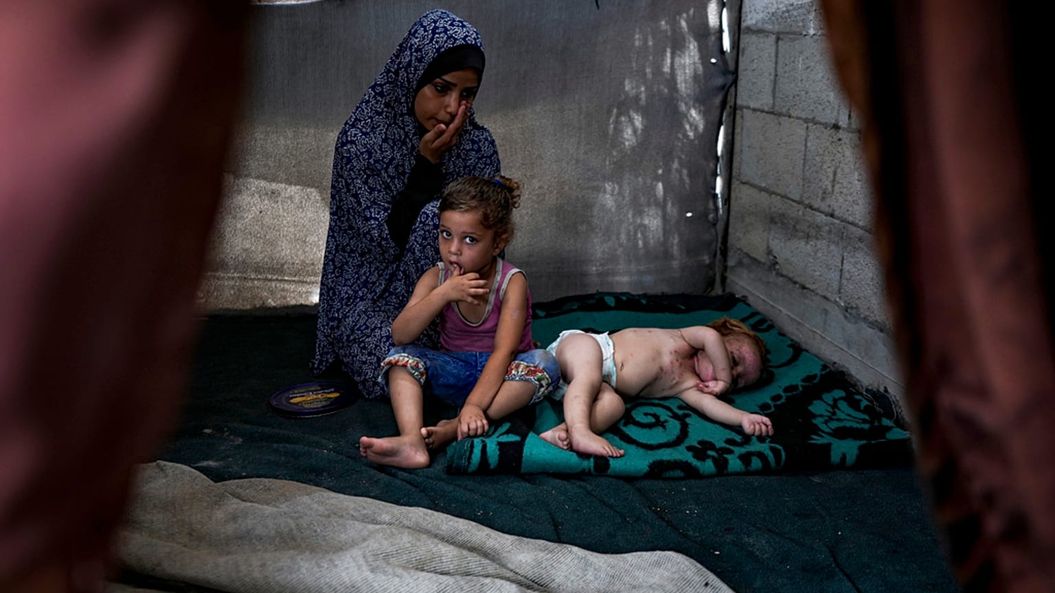 Palestinianos em Gaza
