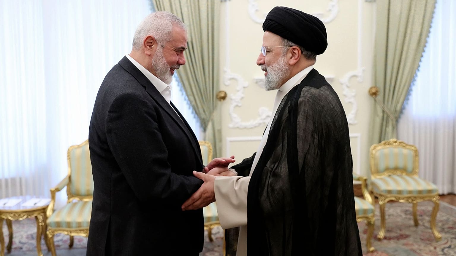 دیدار ابراهیم رئیسی و اسماعیل هنیه در ۲۷ مارس ۲۰۲۴