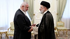 دیدار ابراهیم رئیسی و اسماعیل هنیه در ۲۷ مارس ۲۰۲۴
