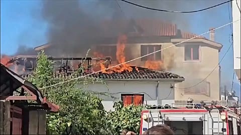 Albania fire.