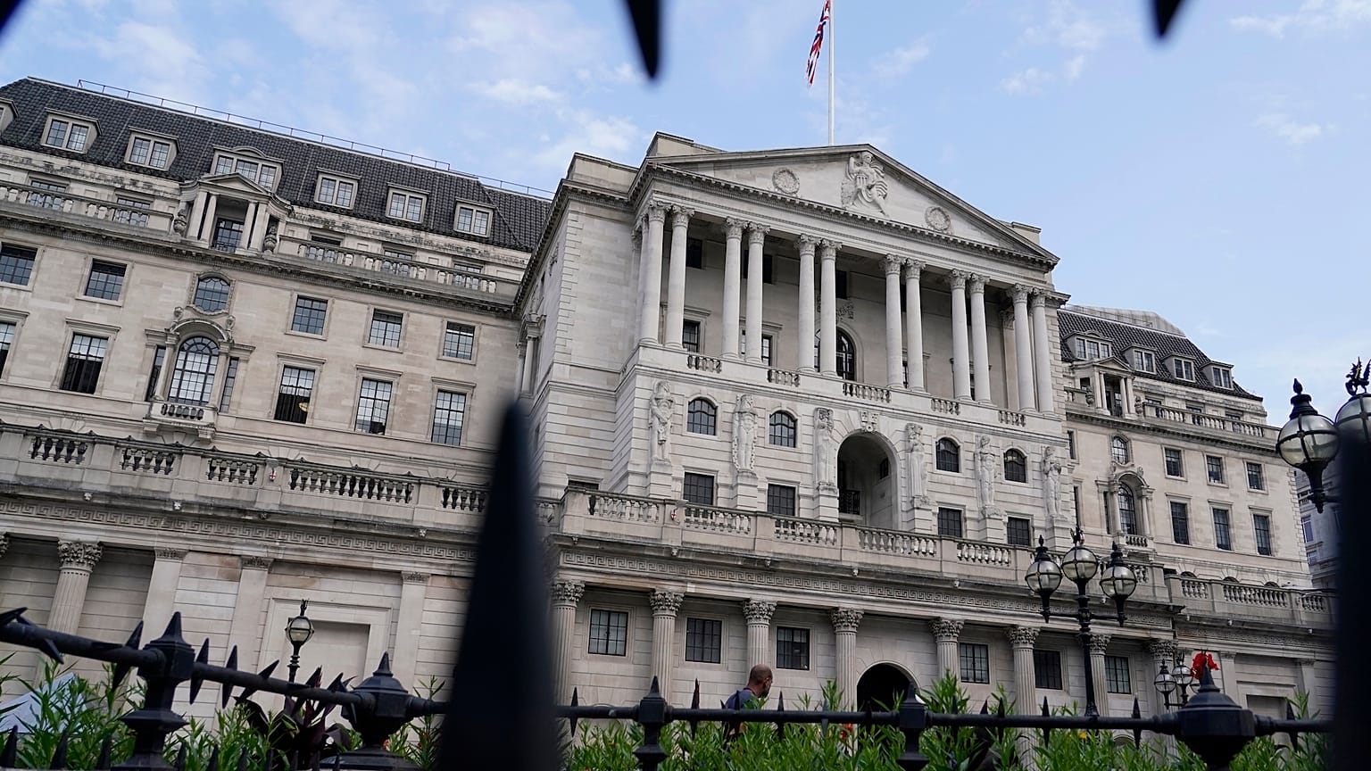 The Bank of England in London